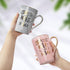 50th Mr Right and Mrs Always Right Marble Coffee Mugs for Married Couples